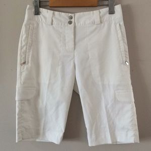 Nike Golf Dri Fit White Long Shorts